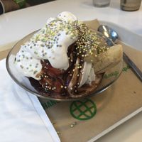 Banana split  at Next Level Burger - Potrero Hill in San Francisco