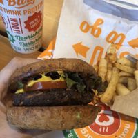 Chipotle Burger without the chipotle mayo at Next Level Burger - Potrero Hill in San Francisco