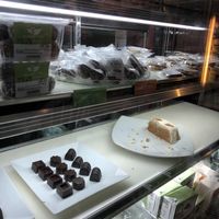 Dessert case at Mercado Verde - Sarandi in Montevideo