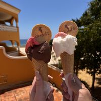   at Gelateria Sorbetto in Praia Da Rocha