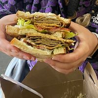 Vegan club sandwich!  at Sweetpea Baking Company in Portland