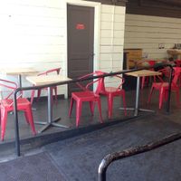 inside seating at Sweetpea Baking Company in Portland