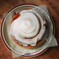 cinnamon roll at Sweetpea Baking Company in Portland