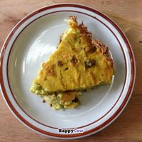 'Bacon,' cheddar and scallion quiche at Sweetpea Baking Company in Portland
