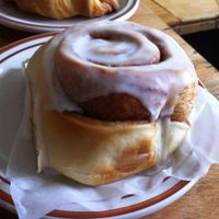 Cinnamon bun! at Sweetpea Baking Company in Portland