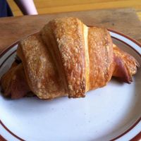 Croissant with field roast inside! at Sweetpea Baking Company in Portland
