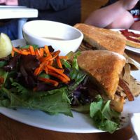 Vegan 'beef' dip. It had a clever name. Of course I don't remember what it was. at Sweetpea Baking Company in Portland