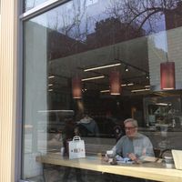 Front window at Pret A Manger - 6th & 20th in New York City