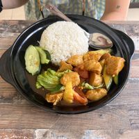 Sweet and sour chicken   at Cameleon Vegetarian Bean Curd in Kuala Lumpur