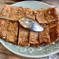 Tofu mock meat dish   at Cameleon Vegetarian Bean Curd in Kuala Lumpur