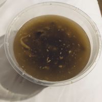 Mushroom crab soup  at Cameleon Vegetarian Bean Curd in Kuala Lumpur