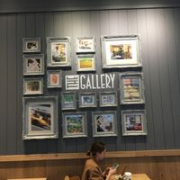 artwork inside at Pret A Manger - 36th and 5th in New York City