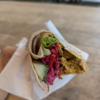 Falafel hummus wrap at Pret A Manger - 36th and 5th in New York City