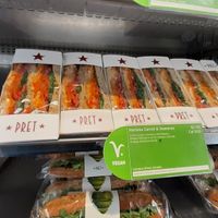 Sandwiches at Pret A Manger - 36th and 5th in New York City