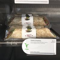 Vegan felafel. at Pret A Manger - Central Park in New York City