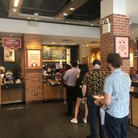 Takeout line at Pret A Manger - Broadway & 116th in New York City