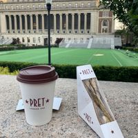 A snack at nearby Columbia U. at Pret A Manger - Broadway & 116th in New York City