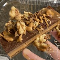 Vegan “snickers” dessert. 😍 at G's Pizza - Howard Ave in New Orleans