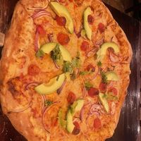 Vegan rainbow pizza  at G's Pizza - Howard Ave in New Orleans