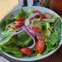 Vegan house salad at G's Pizza - Howard Ave in New Orleans
