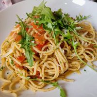 Spaghetti Arrabiata at Gran Sasso Pizzeria in Bingen Am Rhein