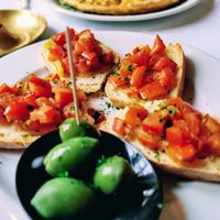 Bruschetta at Gran Sasso Pizzeria in Bingen Am Rhein