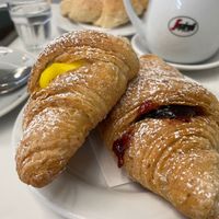 Brioche crema e marmellata ai frutti rossi   at Antico Caffe Scaletto in Bologna
