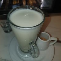 latte macchiato di soia at Antico Caffe Scaletto in Bologna