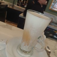 latte macchiato di soia at Antico Caffe Scaletto in Bologna