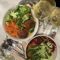 custom bowls at Le Botaniste - Soho in New York City