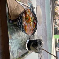 Ratatouille and botanical beverage  at Le Botaniste - Soho in New York City