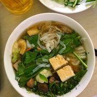 Pho - good balance of veggies, mock meat & tofu at Sala in Ho Chi Minh City