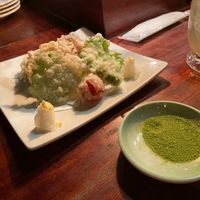 Overly salty tempura at Gonpachi - Shibuya in Tokyo