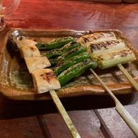 Veggie Skewers - best thing of the night at Gonpachi - Shibuya in Tokyo