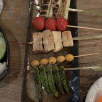 Grilled veggie sample plate   at Gonpachi - Shibuya in Tokyo