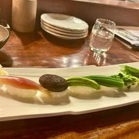 Vegan sushi assortment   at Gonpachi - Shibuya in Tokyo