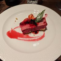 Blackcurrant mousse at The Queen & Castle in Kenilworth