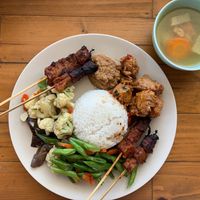 Satay heaven at Give Cafe in Canggu