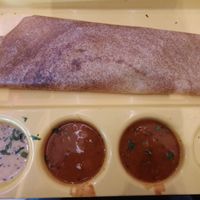 Vegan masala dosa at Golgappa Vegetarian Restaurant in Upper Mount Gravatt