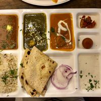 Best choice so you can choose to sample all the vegan flavours. Mmmmm at Golgappa Vegetarian Restaurant in Upper Mount Gravatt