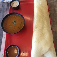 Vegan dosa at Golgappa Vegetarian Restaurant in Upper Mount Gravatt