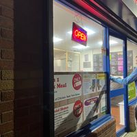 Vegan menu items displayed everywhere  at China Express Finaghy Takeaway in Belfast