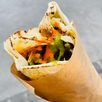 Black beans falafel at Garbanzo - Falafel & Hummus Bar in Vienna