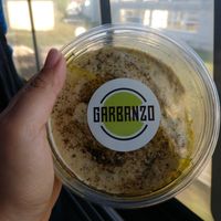 Hummus to go! It was amazing at Garbanzo - Falafel & Hummus Bar in Vienna