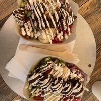 Falafel Box & Blumenkohl Box  at Garbanzo - Falafel & Hummus Bar in Vienna