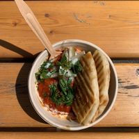 Vegan Shakshuka at Garbanzo - Falafel & Hummus Bar in Vienna