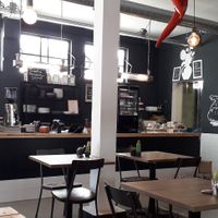 The restaurant at Het Slachthuis in Leiden