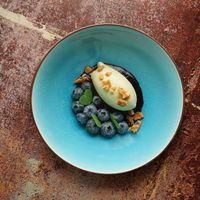 Pine / blueberry / cedar at Barclay Restaurant in St Petersburg