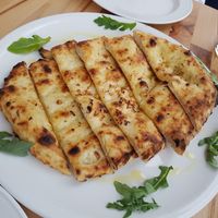 Garlic bread at Melisi in Ruislip