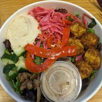 Falafel salad bowl at Pret A Manger - Union Station in Washington